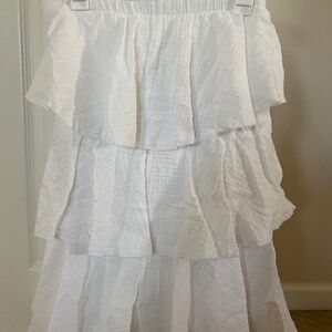 White dress gauze fabric